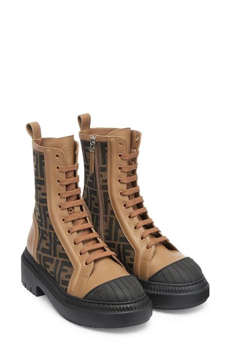 fendi women's combat boots|More.